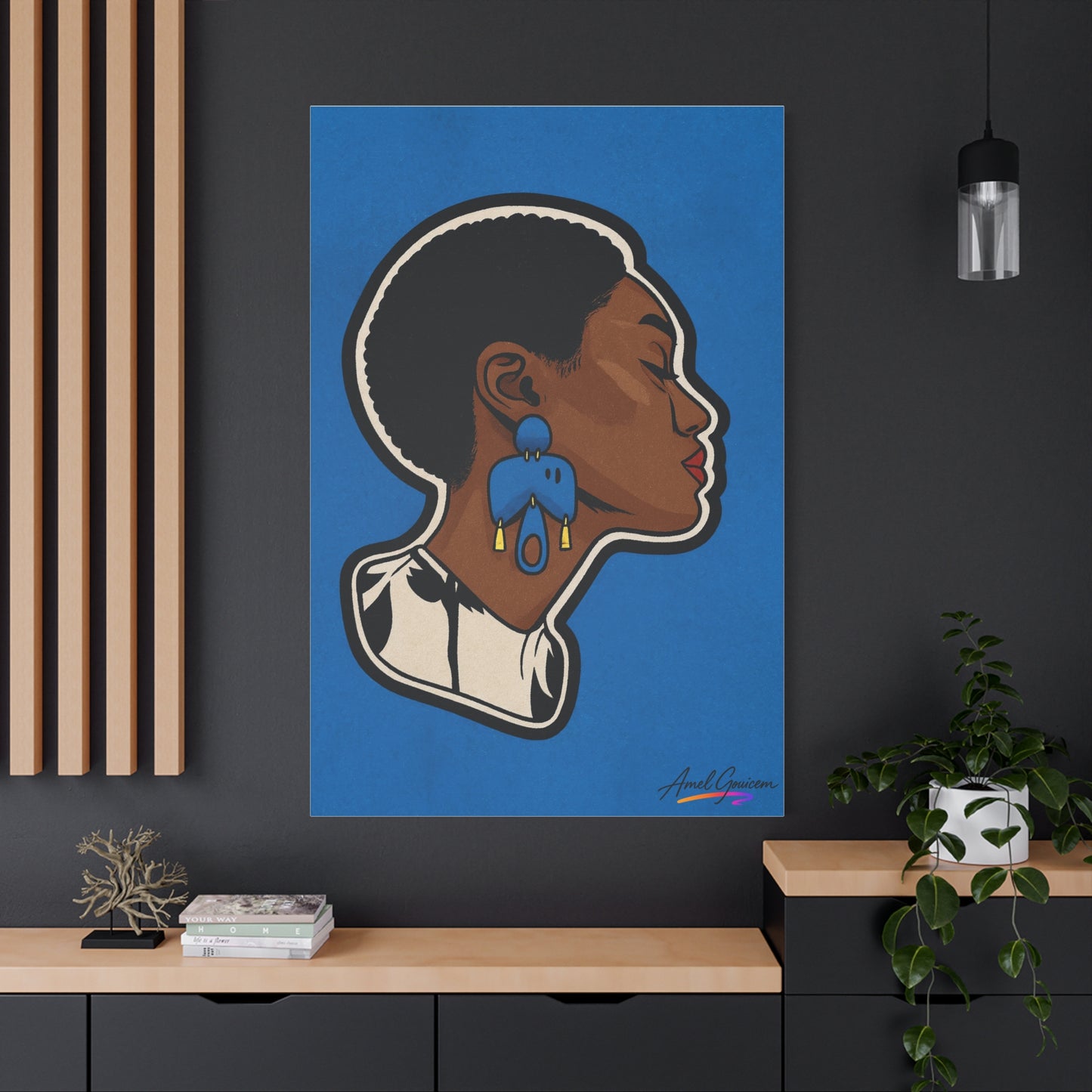 Bold Art Canvas Print - BOLD WOMAN 4