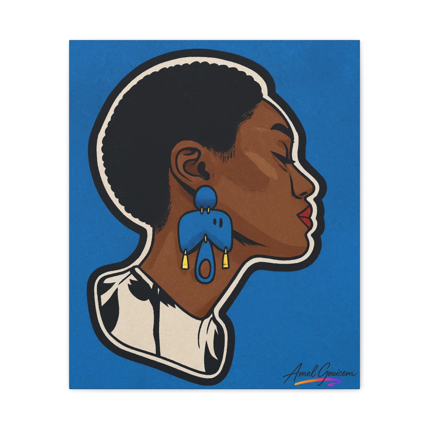 Bold Art Canvas Print - BOLD WOMAN 4