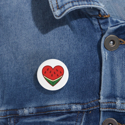 Pins coeur pasthéque