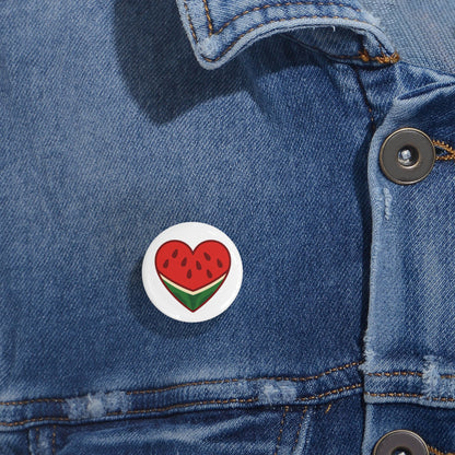 Pins coeur pasthéque