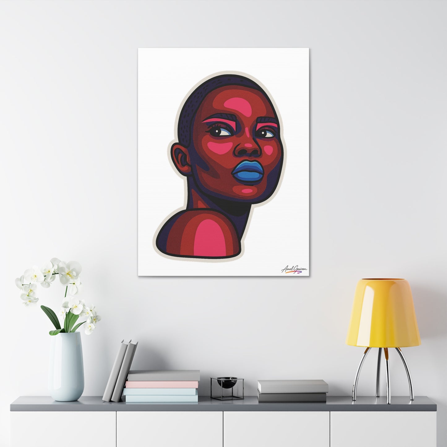 Bold Art Canvas Print - BOLD WOMAN