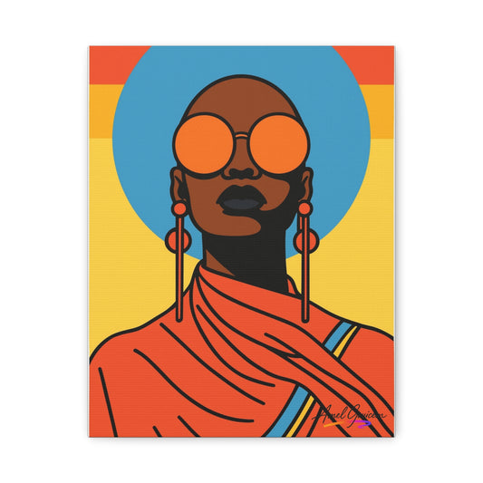 Bold Art Canvas Print - BOLD WOMAN 2