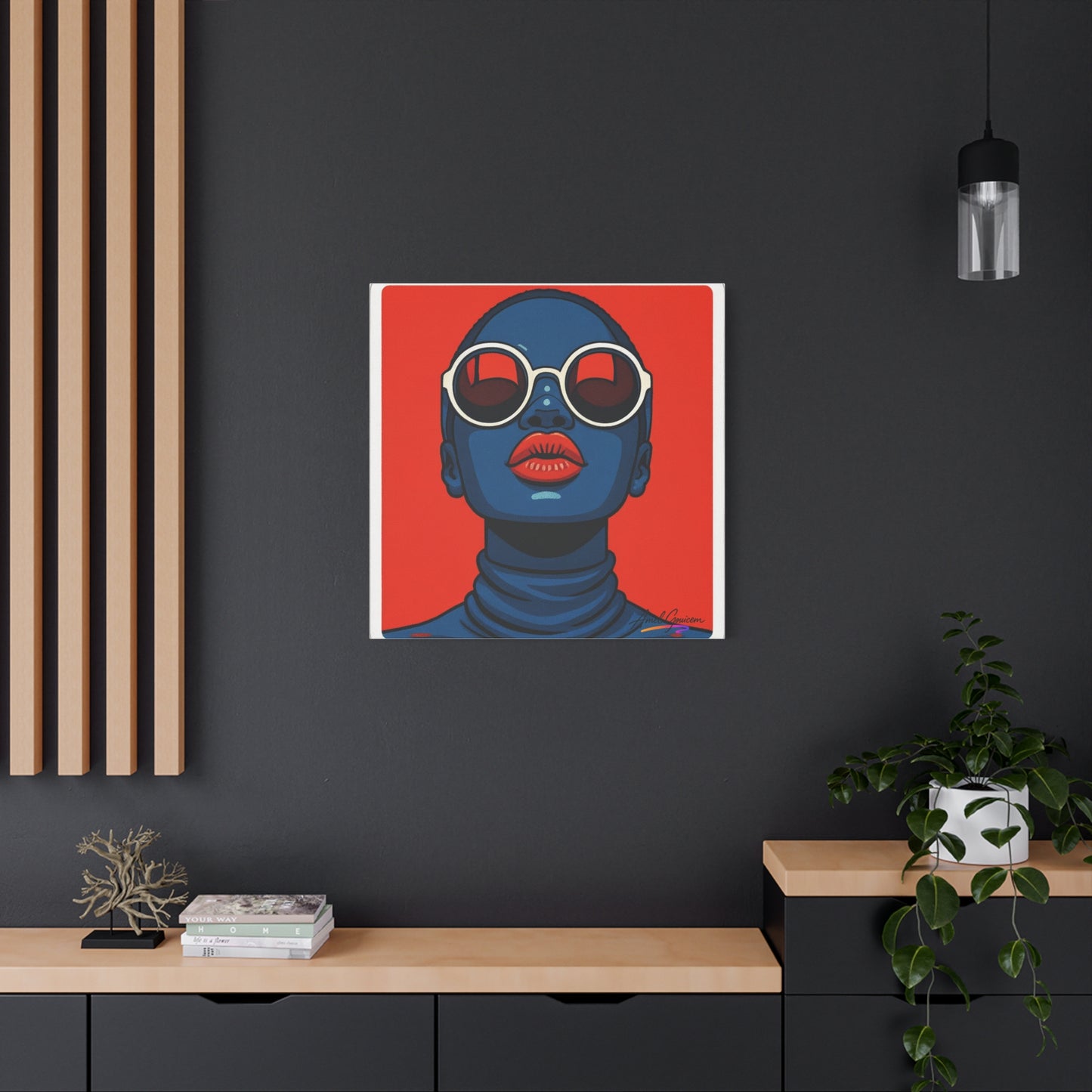 Bold Art Canvas Print - BOLD WOMAN 5