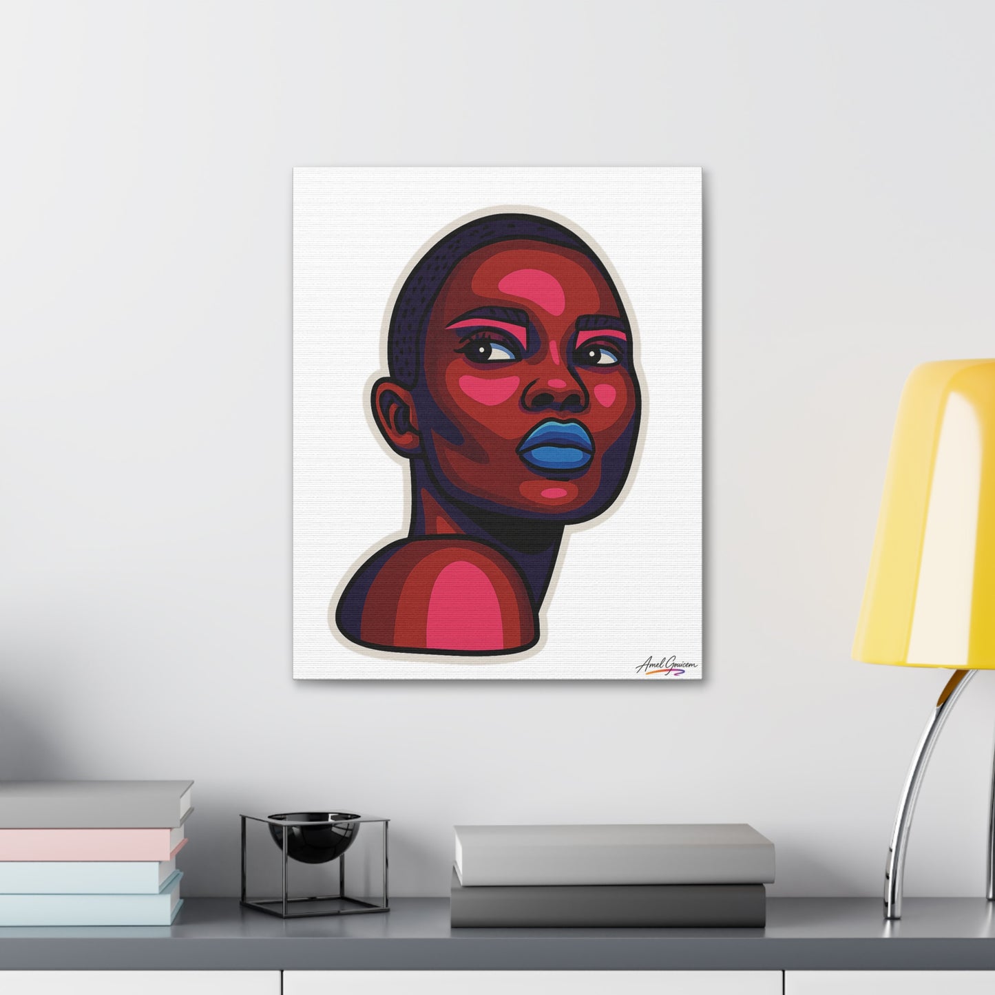 Bold Art Canvas Print - BOLD WOMAN