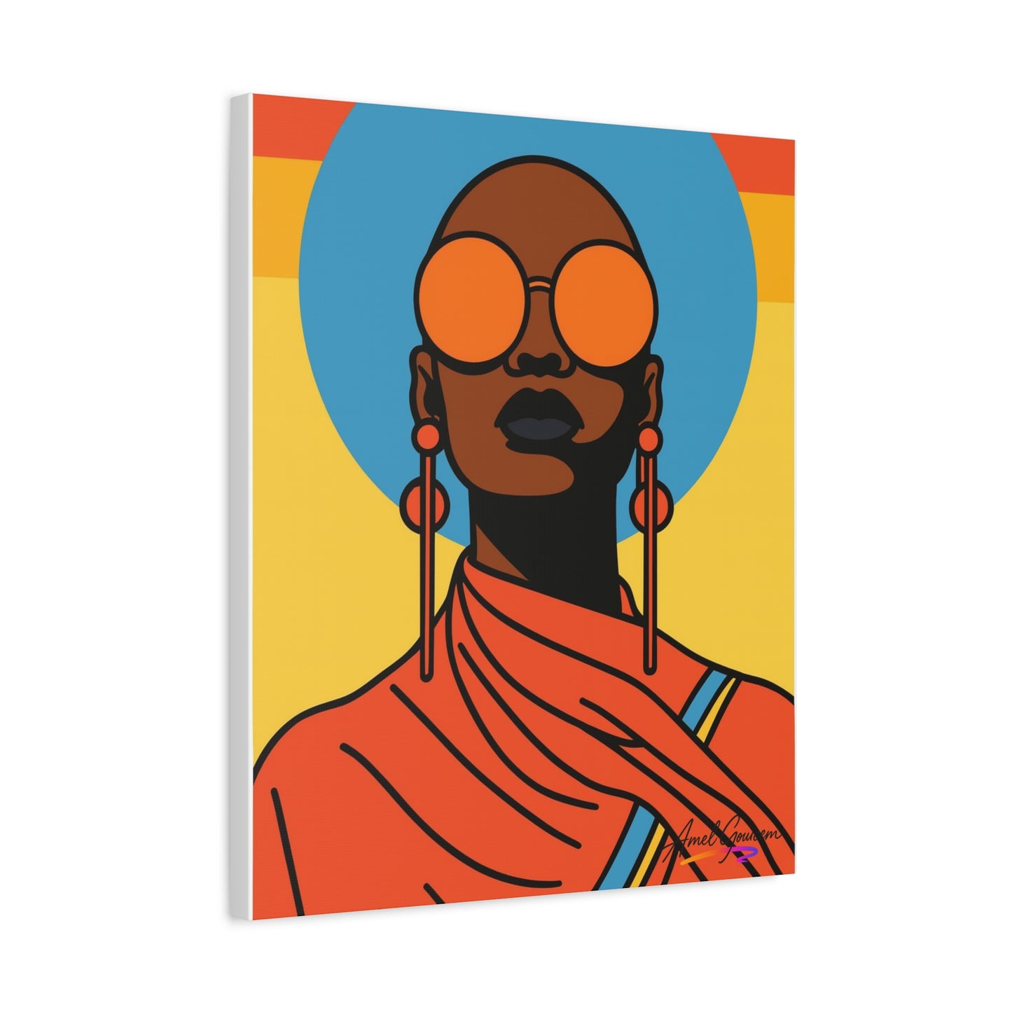 Bold Art Canvas Print - BOLD WOMAN 2