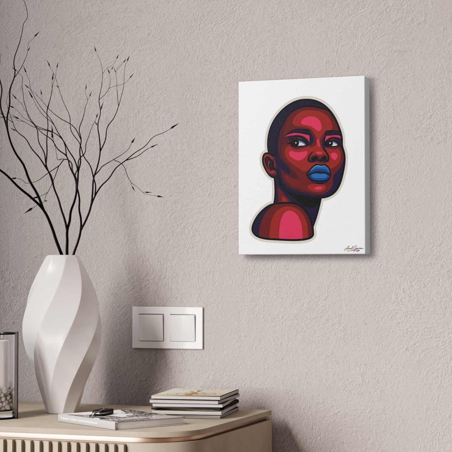 Bold Art Canvas Print - BOLD WOMAN