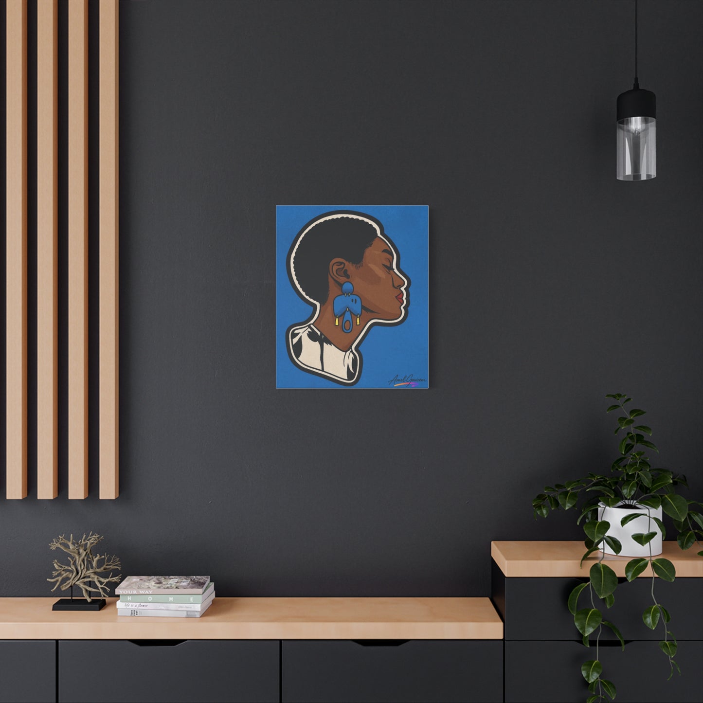 Bold Art Canvas Print - BOLD WOMAN 4