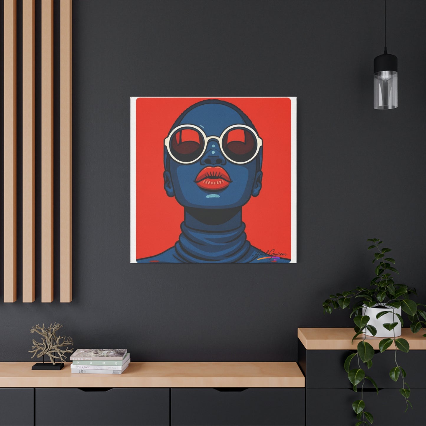 Bold Art Canvas Print - BOLD WOMAN 5