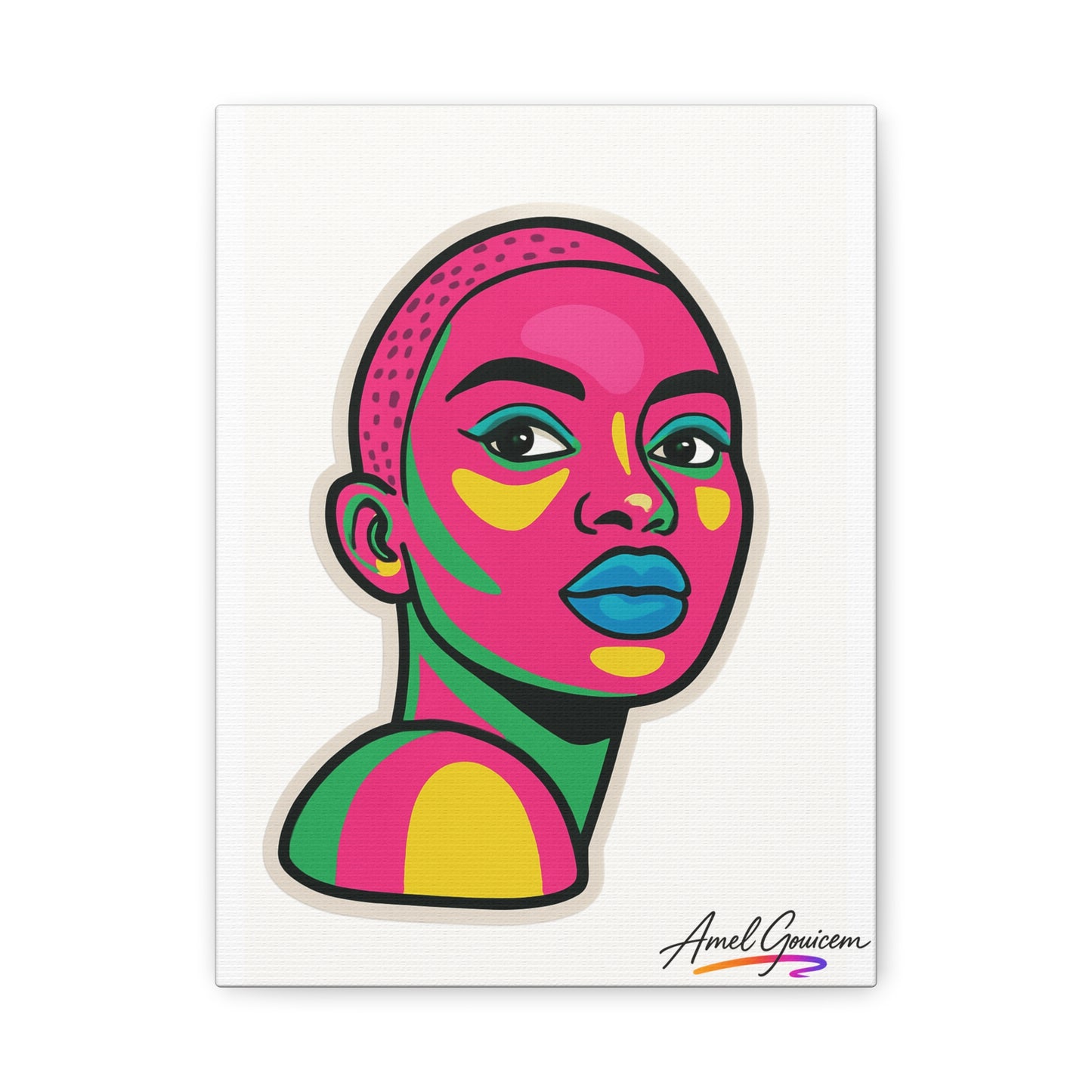 Bold Art Canvas Print - BOLD WOMAN 3