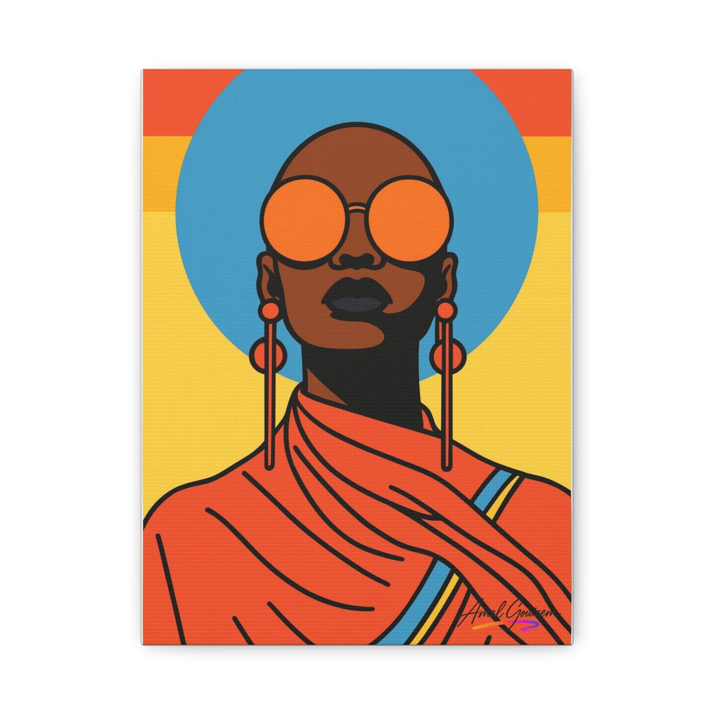 Bold Art Canvas Print - BOLD WOMAN 2