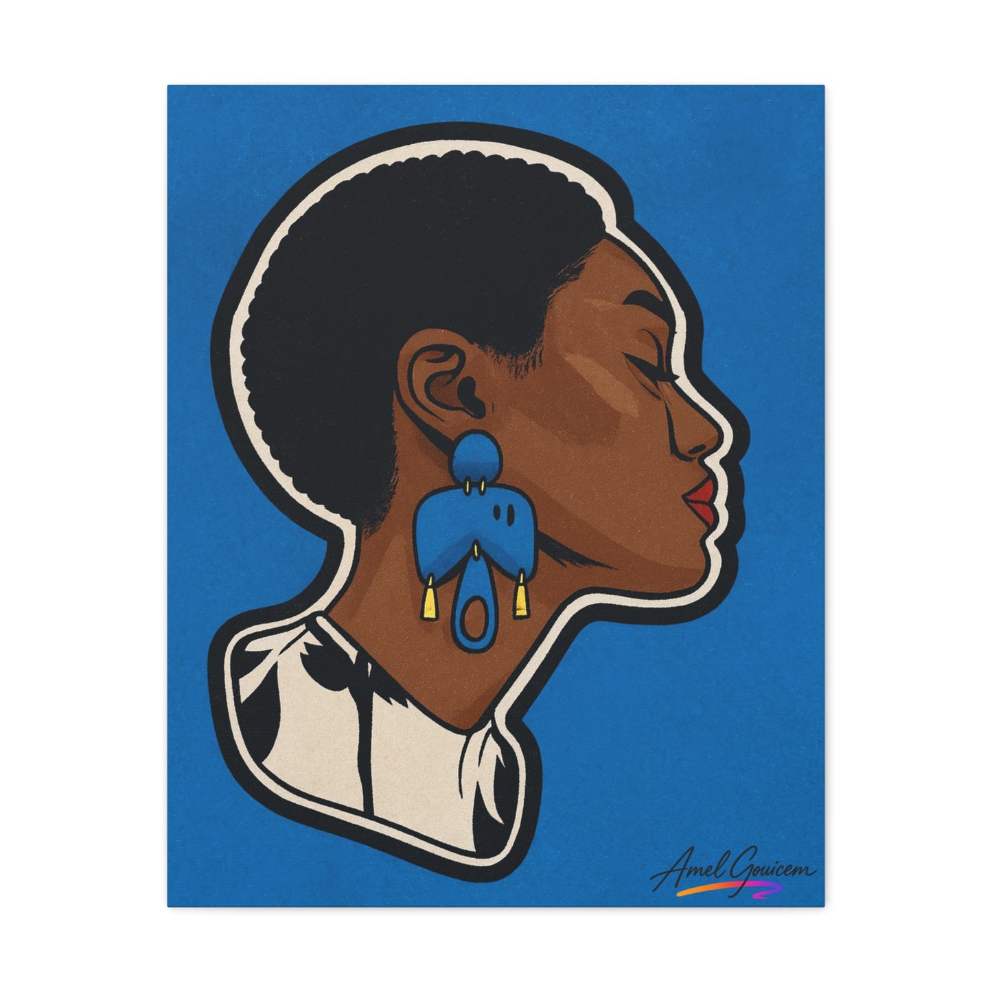 Bold Art Canvas Print - BOLD WOMAN 4