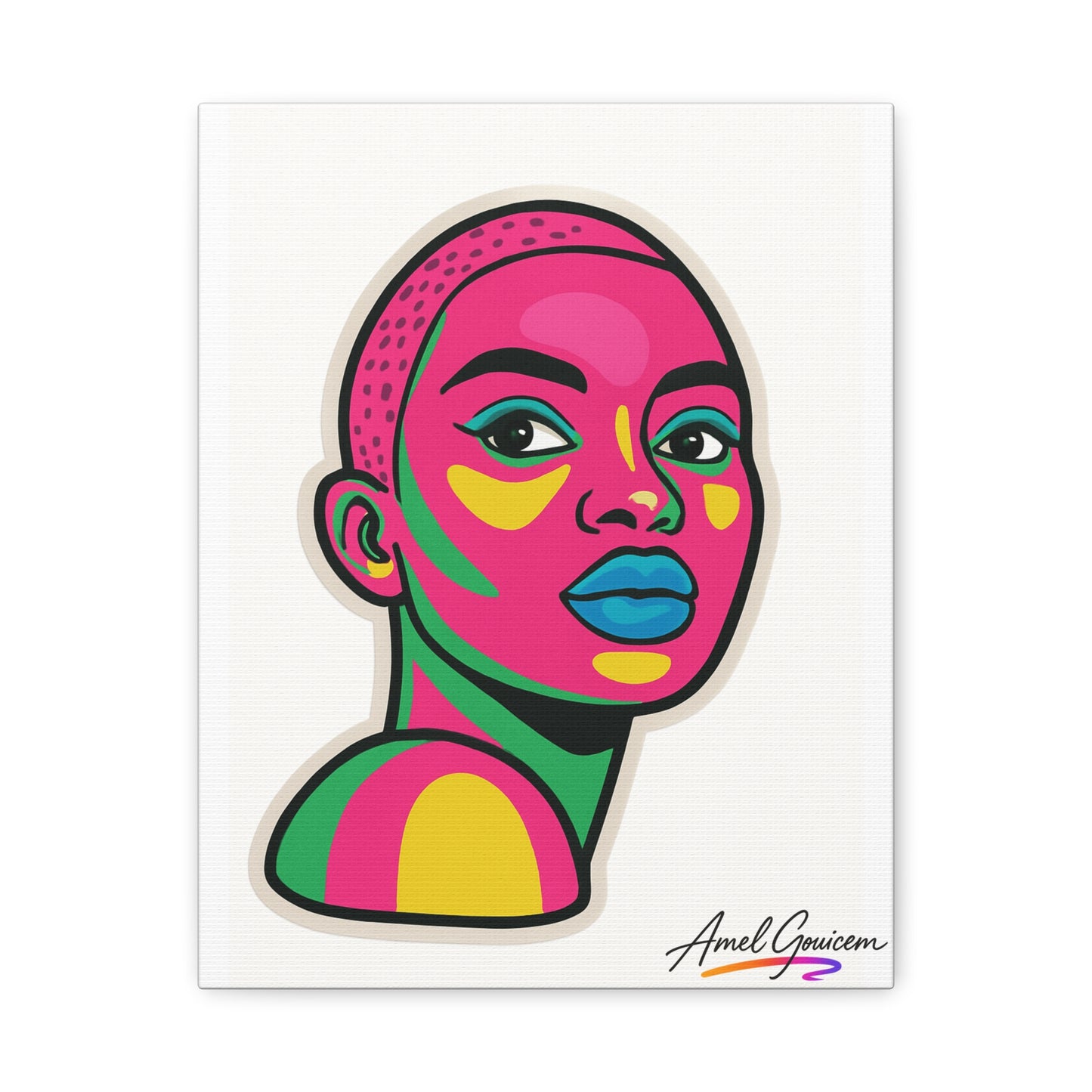 Bold Art Canvas Print - BOLD WOMAN 3