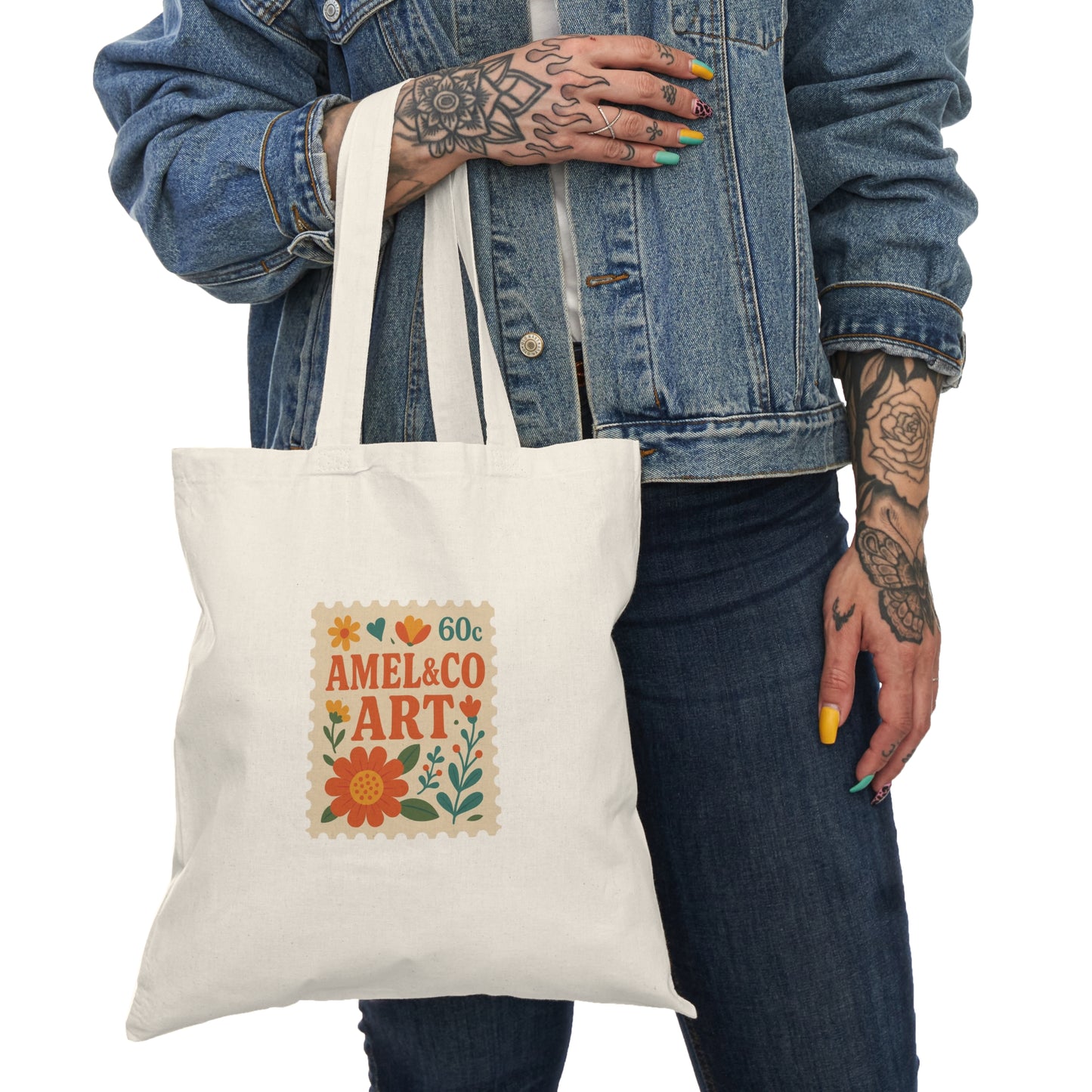 Vibrant Art Kids Tote Bag - Shells
