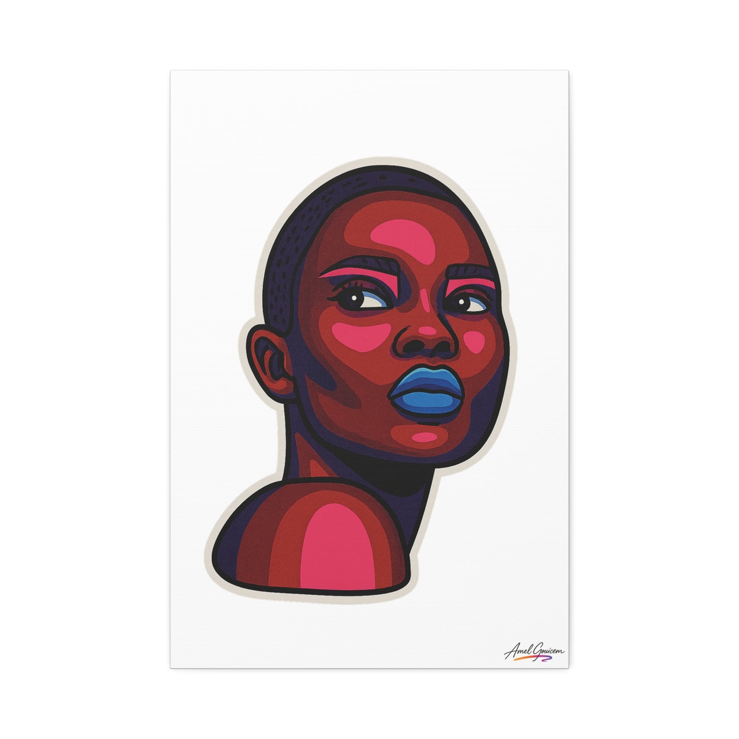 Bold Art Canvas Print - BOLD WOMAN