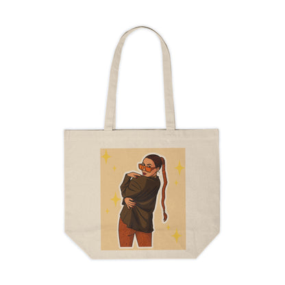 Algerian Kardoun Pattern Tote Bag , Ethnic Vibes