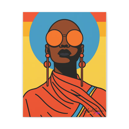 Bold Art Canvas Print - BOLD WOMAN 2