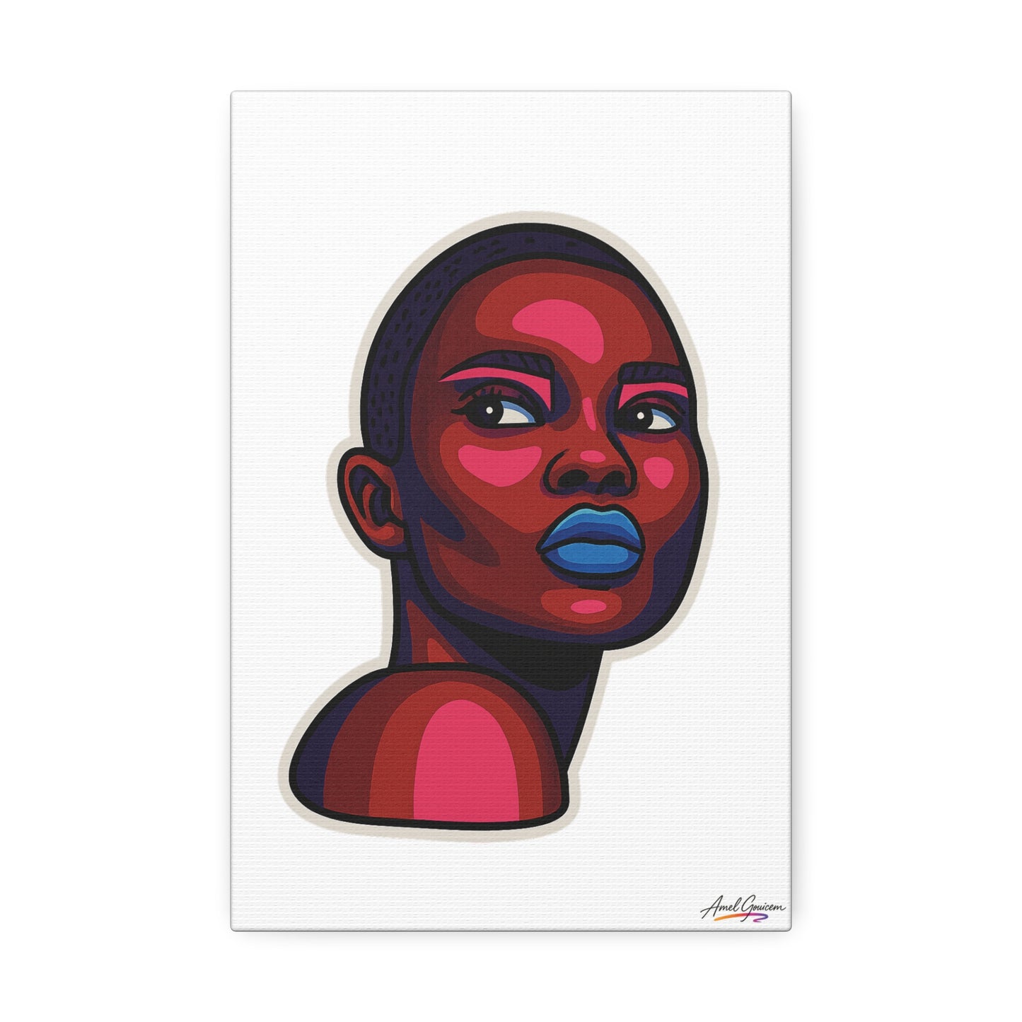 Bold Art Canvas Print - BOLD WOMAN