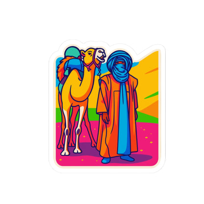 Guardien du desert sticker coloré