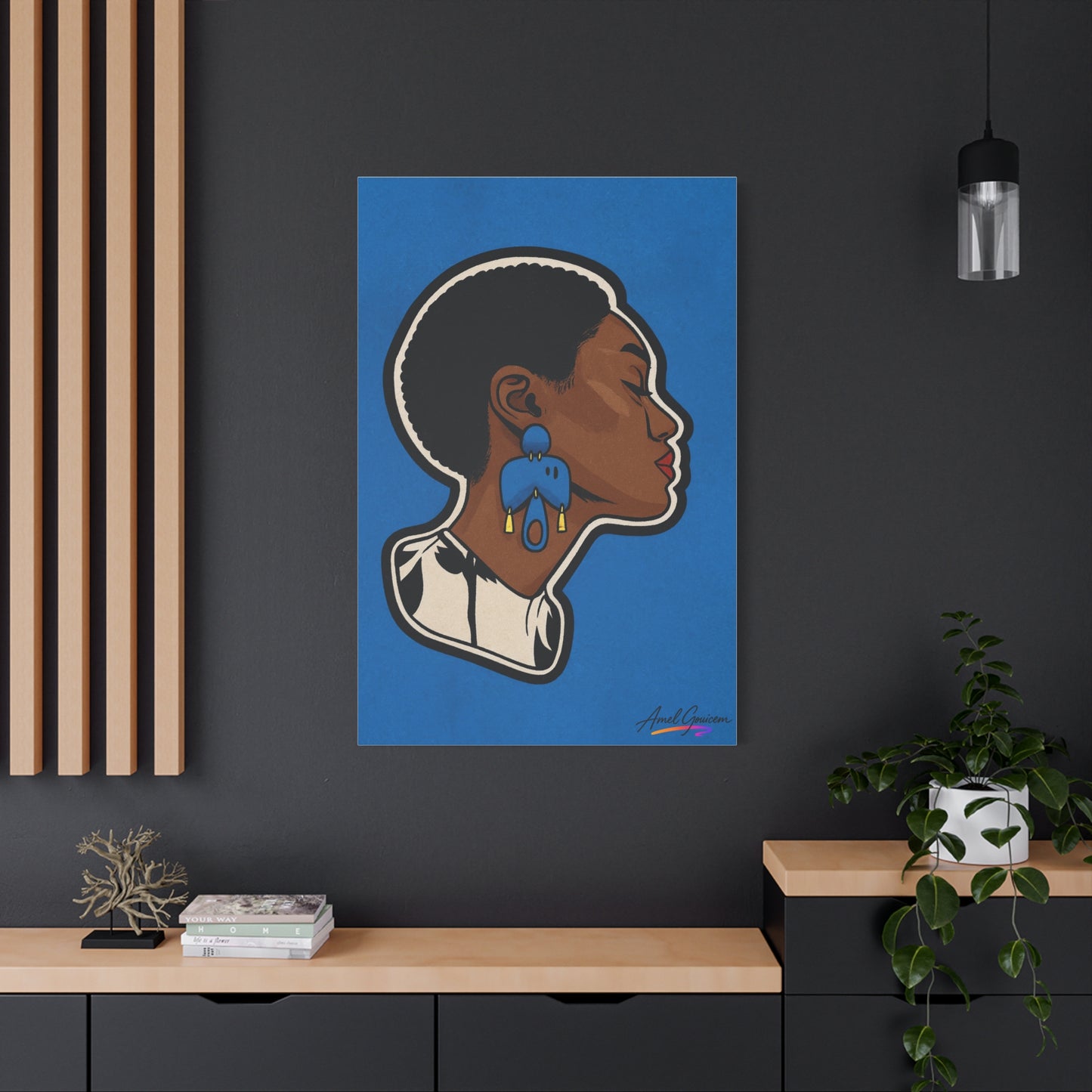 Bold Art Canvas Print - BOLD WOMAN 4