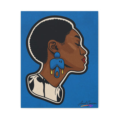 Bold Art Canvas Print - BOLD WOMAN 4