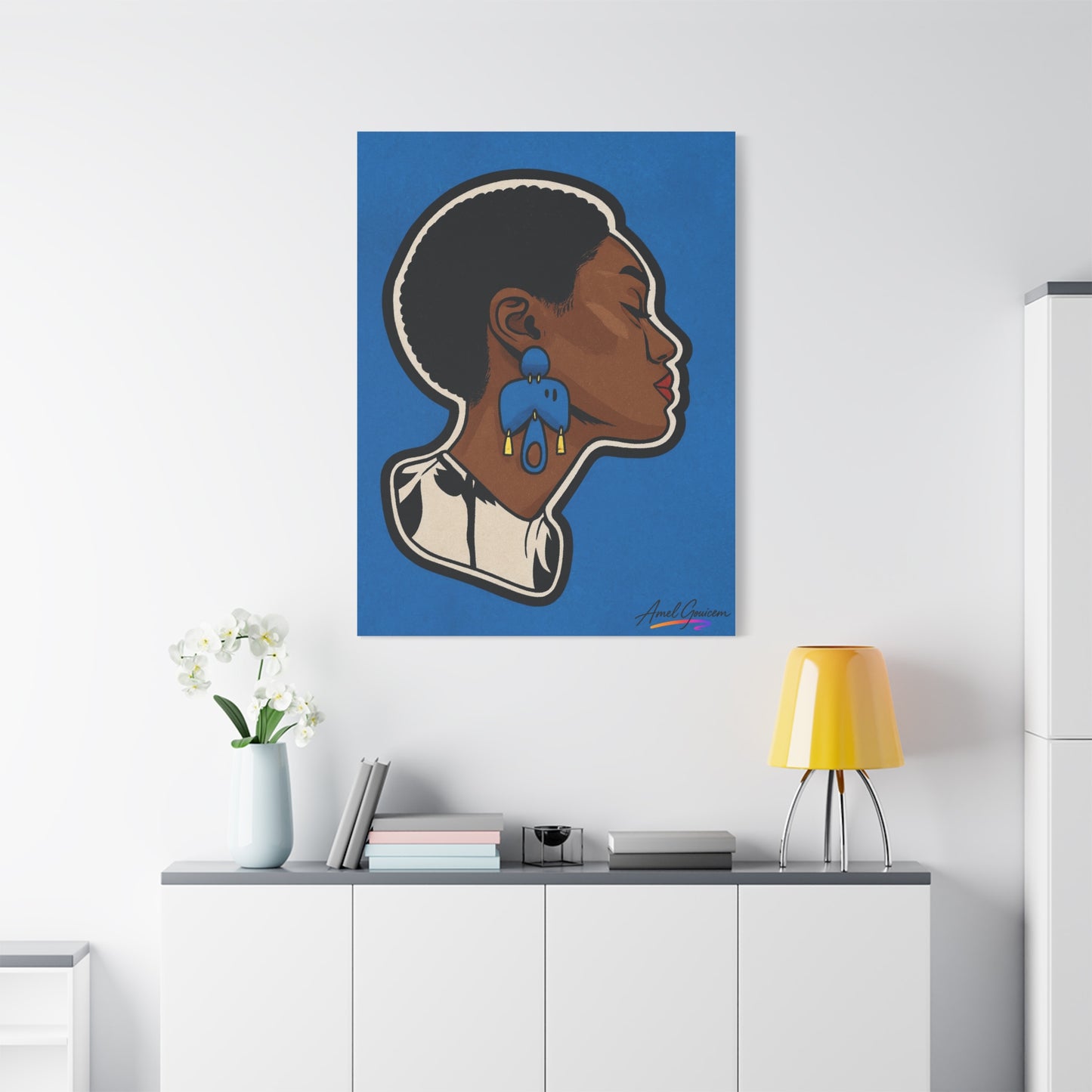 Bold Art Canvas Print - BOLD WOMAN 4